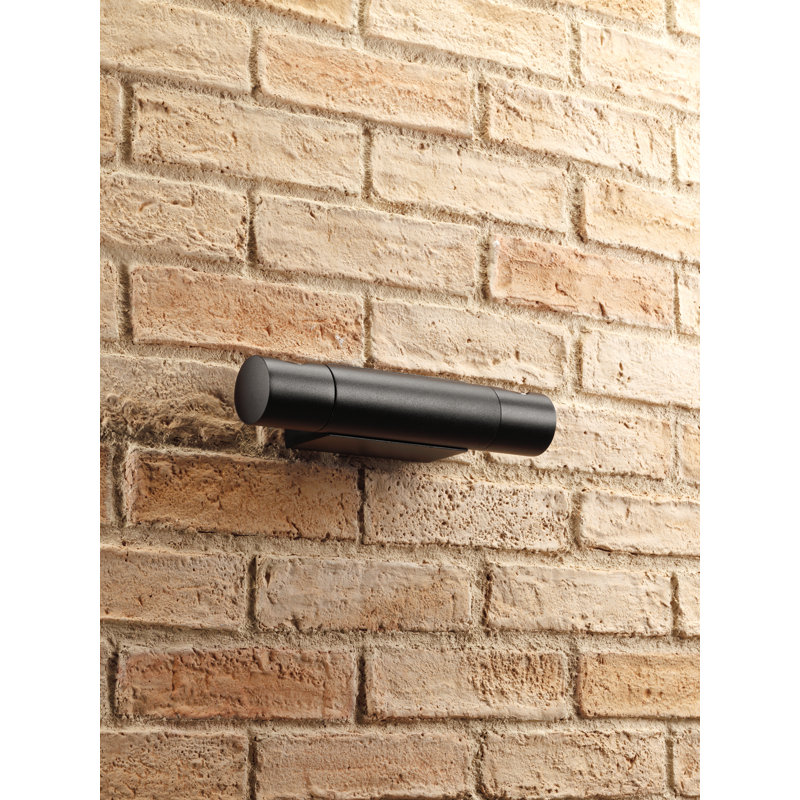 Soria Black 2 - Bulb 5.5cm H Integrated LED Outdoor Flush Mount