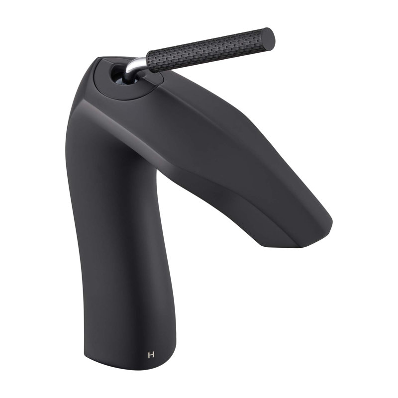 Single Handle Lavatory Basin Sink Faucet, Matte Black