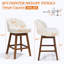 Detweiler Swivel Upholstered 26"H Counter Stool (Set of 4)