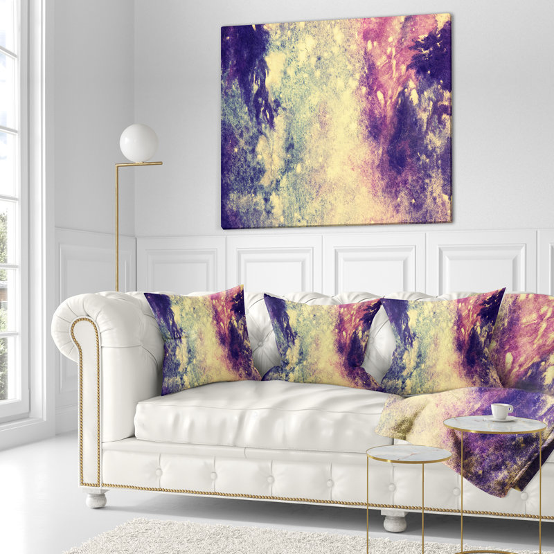  Coussin abstrait, Rectangulaire, 12 po x 20 po