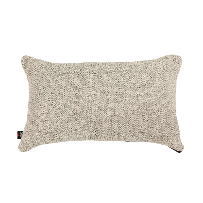 Eberle Rectangular Throw Cushion, White