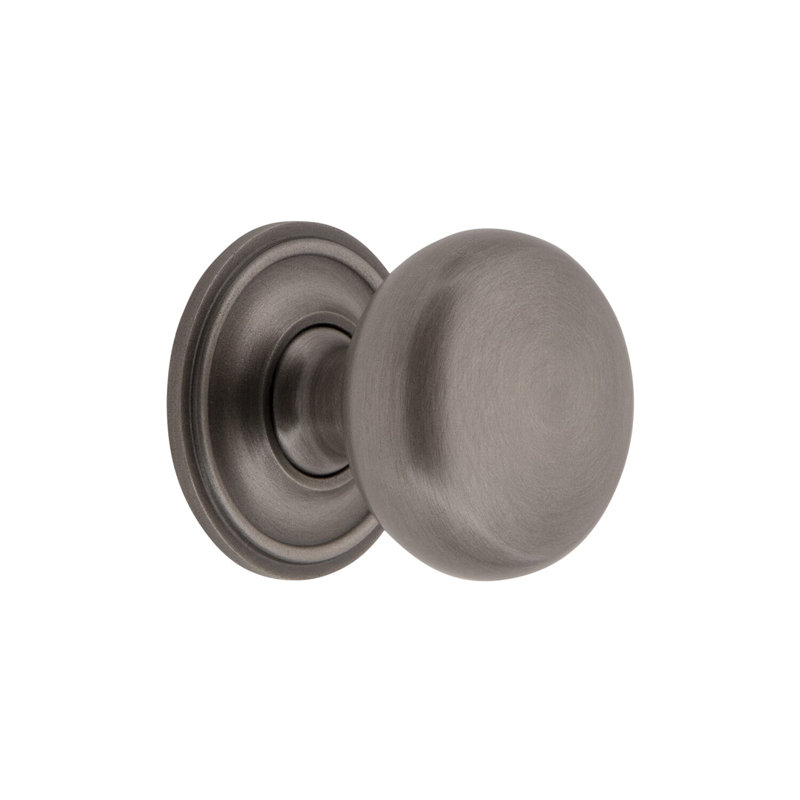 Fifth Avenue Round Knob, Antique Pewter