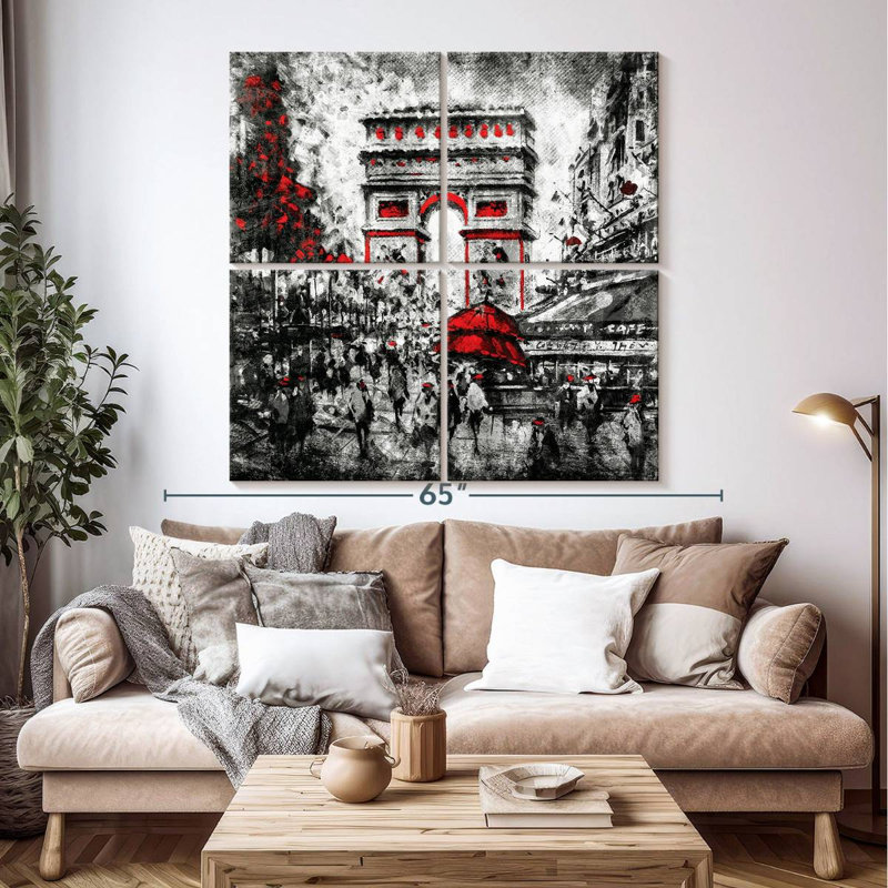 Nicci Arc De Triomphe Pop, H 18 po x l 18 po