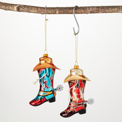 Urbano 5.5'' Glass Hanging Figurine Ornament