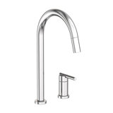 East Linear Pull Down Single Handle Kitchen Faucet