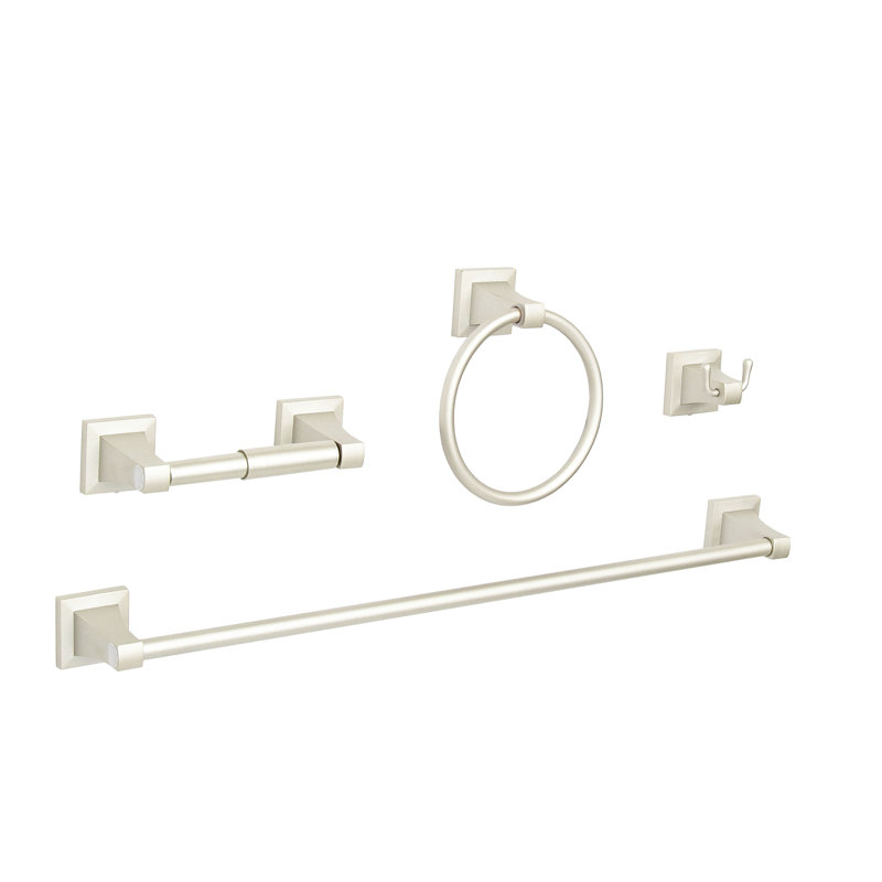 4 - Piece Bathroom Hardware Set