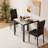 3-Piece Dining Set with Faux Marble Table Top-332719253
