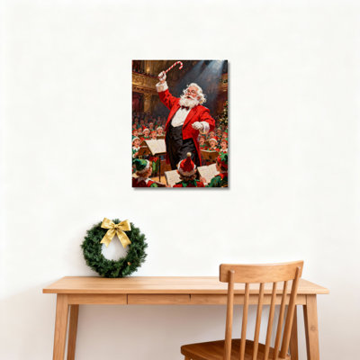 Santa Claus Choir Canvas Wall Art