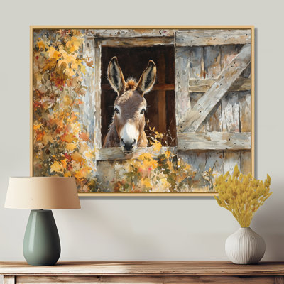 Donkey S Path Tot Hye Barn I - Donkey Large, art mural