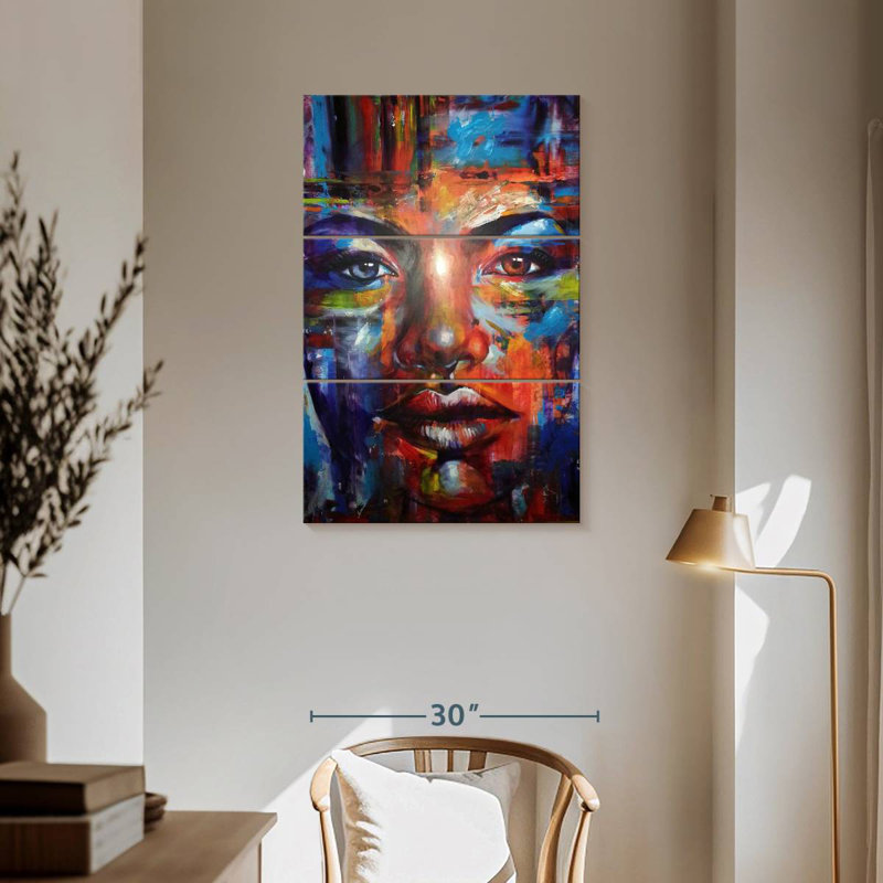 Leisha Skye, 57" H x 36" W