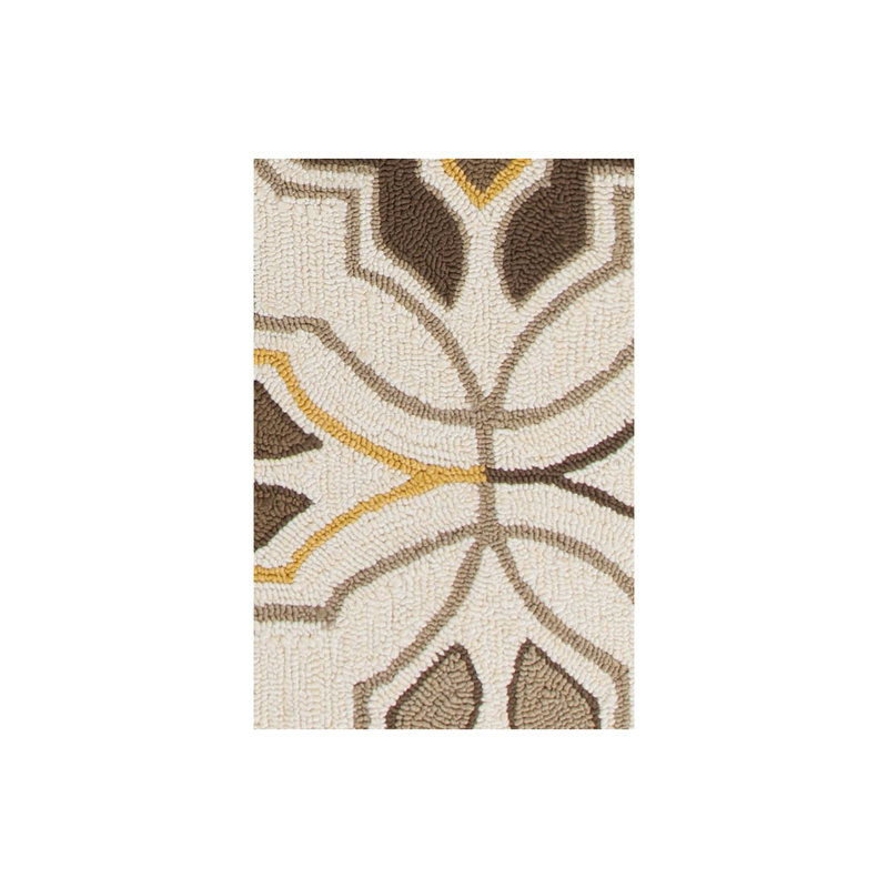 Tapis intérieur / extérieur en laine touffeté à la machine Terra Authentic, 7 pi 9 po x 10 pi 6 po