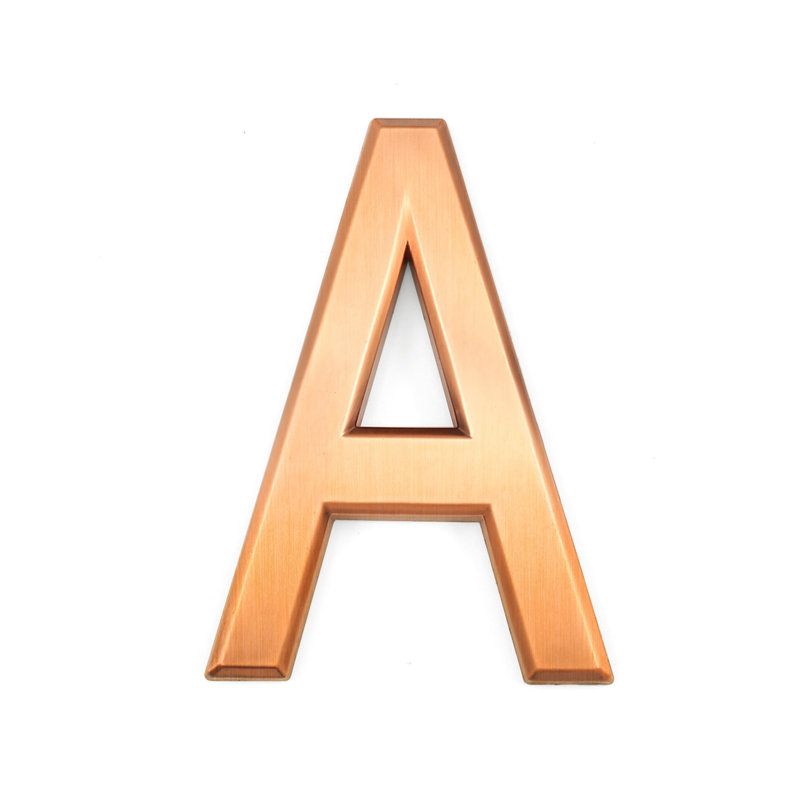 Lettre 3D A lettrage