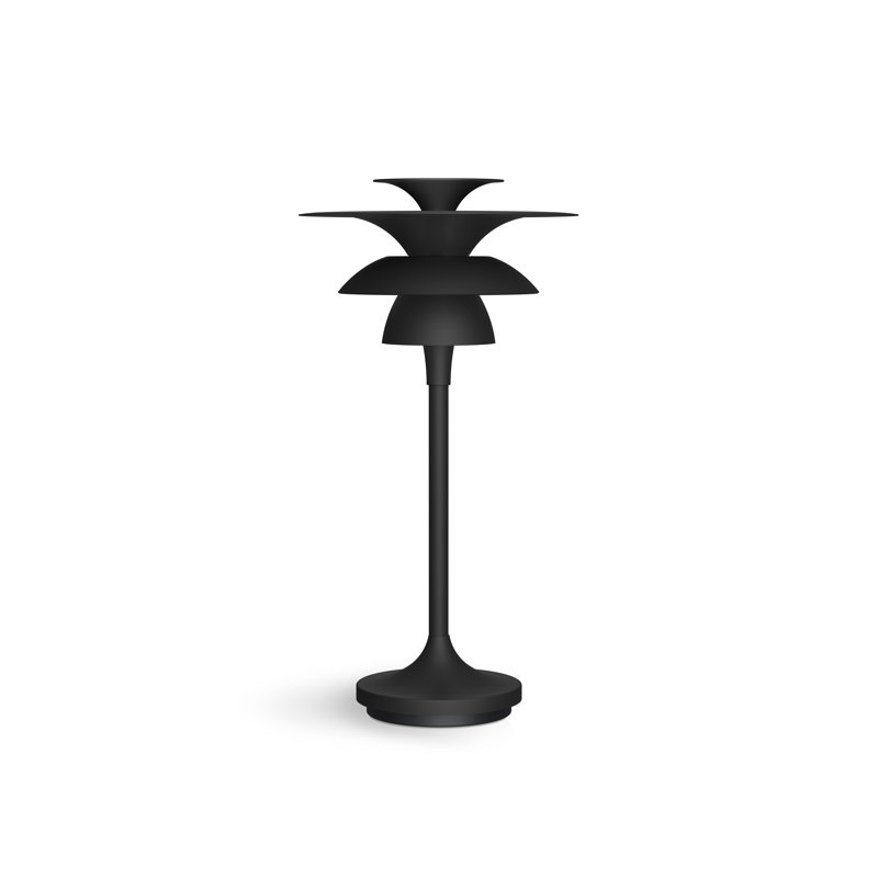 Table Lamp Picasso Height 34,7Cm, Flat Black