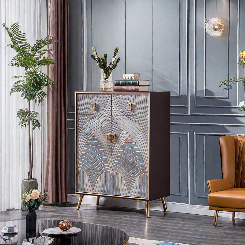 Armoire d'appoint American Luxury, H 43,3 po x l 31,5 po x P 15,7 po