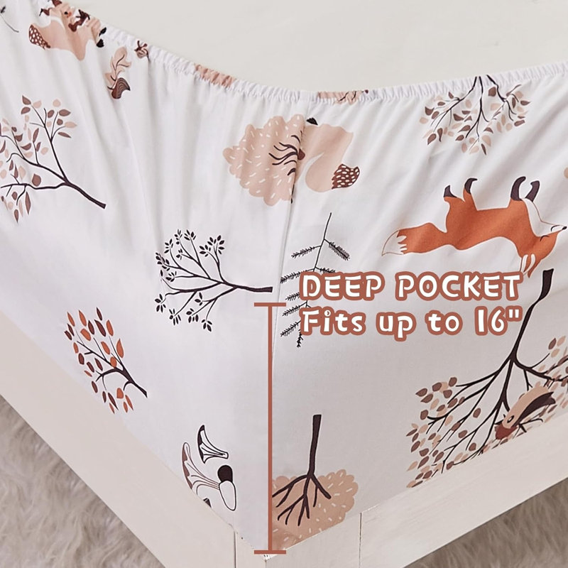 Ensemble de draps pour enfants Woodland Forest