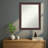 Grand Narrow Half-Inch-Bevel Framed Wall Mirror-119749193