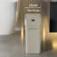 Poubelle de salle de bain automatique, gris