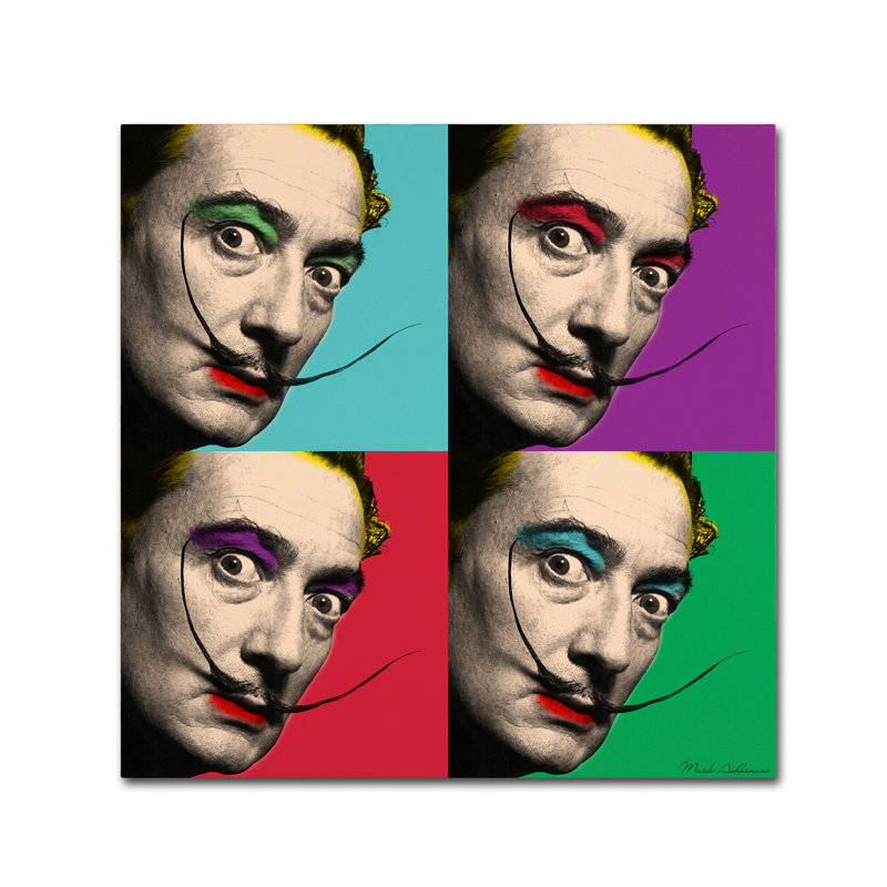 «Kieninger Salvador Dali 2», reproduction d'impression sur toile tendue, H 24 po x l 24 po x P 2 po