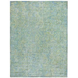 Flatweave Wool Abstract Area Rug