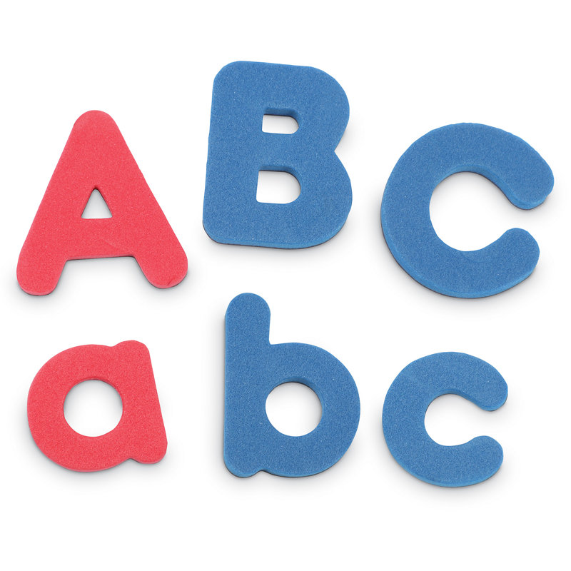 Lettres d'apprentissage magnétiques en mousse souple