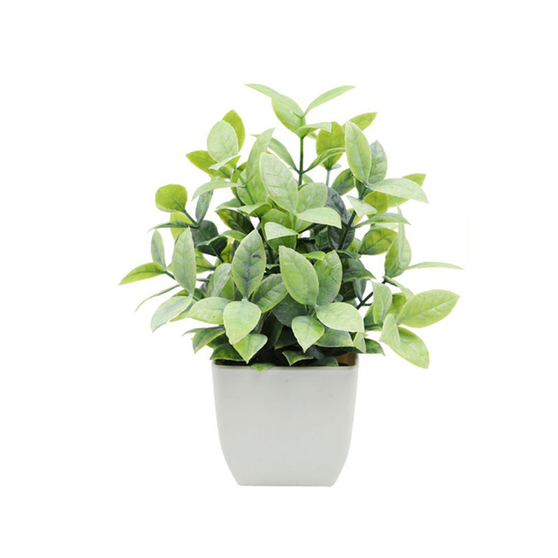 Petites plantes artificielles artificielles en pots pour la maison