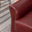 Fauteuil rembourré en cuir véritable de 32 po de largeur Shalisia-1387531745