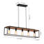 Lustre rectangulaire 5 lumières Deith