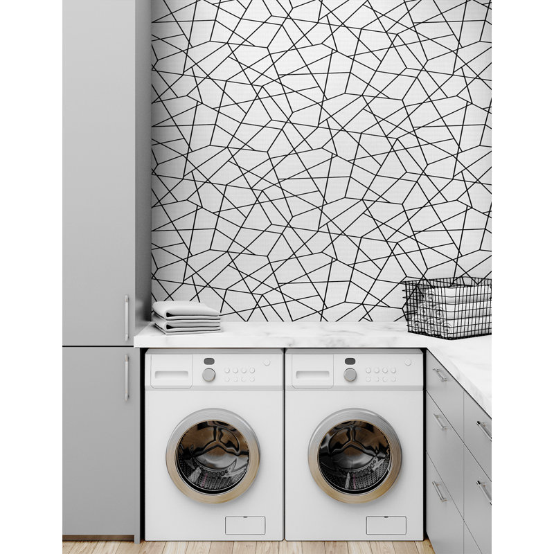 Geometric Vinyl Wallpaper Roll
