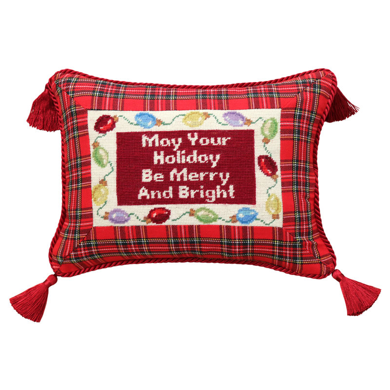 Coussin lombaire en laine brillante merry &