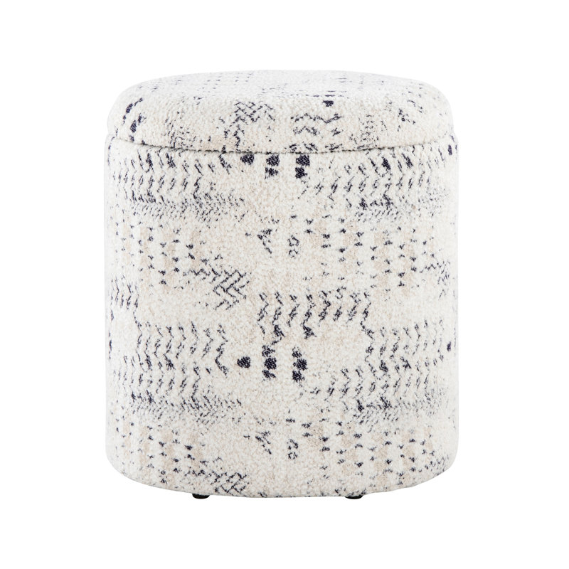 Rangement en coton de 18 pouces avec couvercle amovible, style polyvalent, poids de 250 lb, intérieur seulement, aucun assemblage requis Limite de poids texturée unique, utilisation,