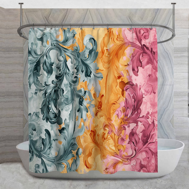 Rideau de douche Baroque, H 93 po x l 70 po