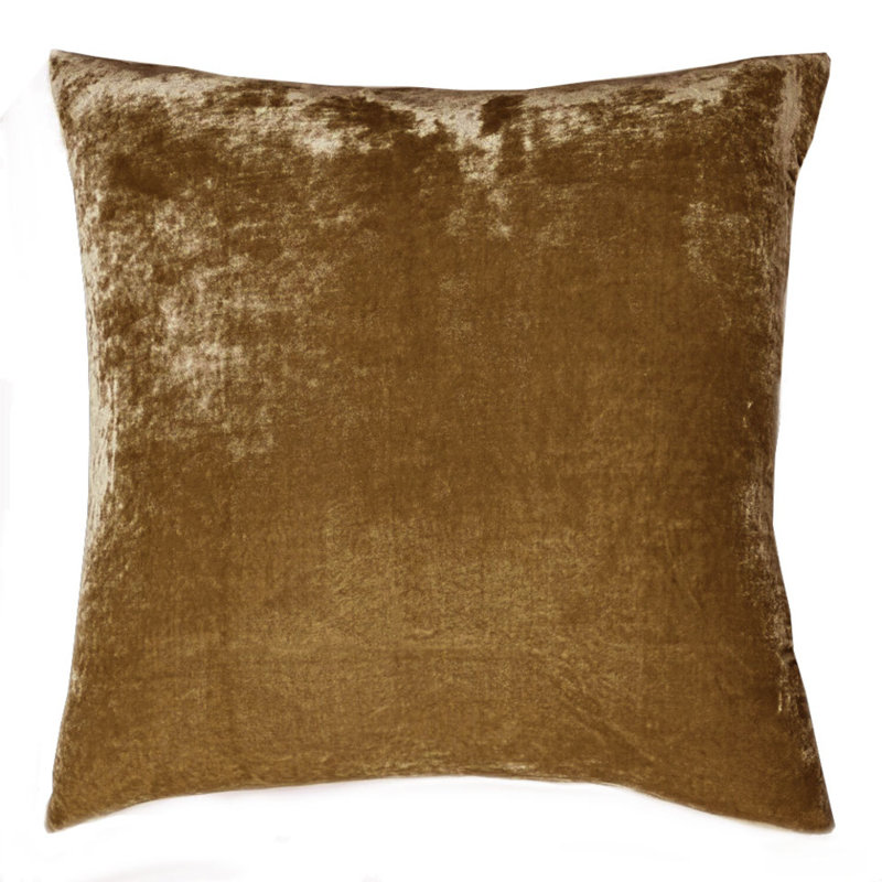 Silk Velvet Pillows Square Pillow Cover & Insert, Topaz