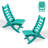Alexeya Foldable Outdoor Adirondack Chair-240309896