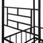 Structure de lit en métal avec support à lattes sans sommier-1830612202