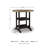 Chrisann Round Outdoor Bar Table With Umbrella Hole , 45.13'' in. W 45.13'' in. D