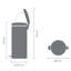 Brabantia NewIcon 12 Litre Soft Closing Pedal Bin-126077267