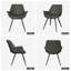 Fauteuil rembourré en velours Dutch-240794514