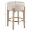 Tabouret de comptoir rembourré en tissu Maud-121555420