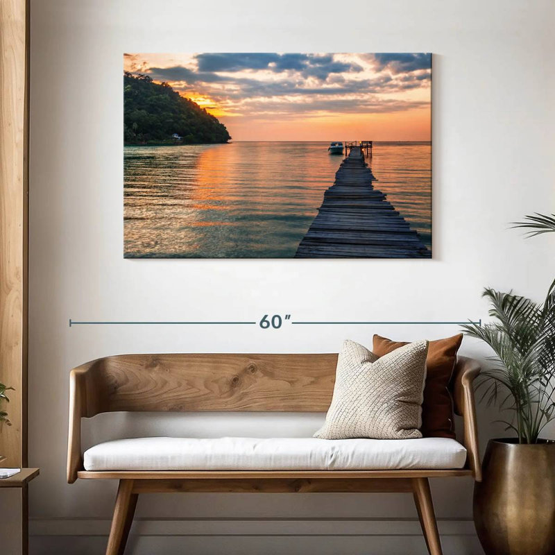 Aletra Tropical Twilight Dock, 30" H x 45" W