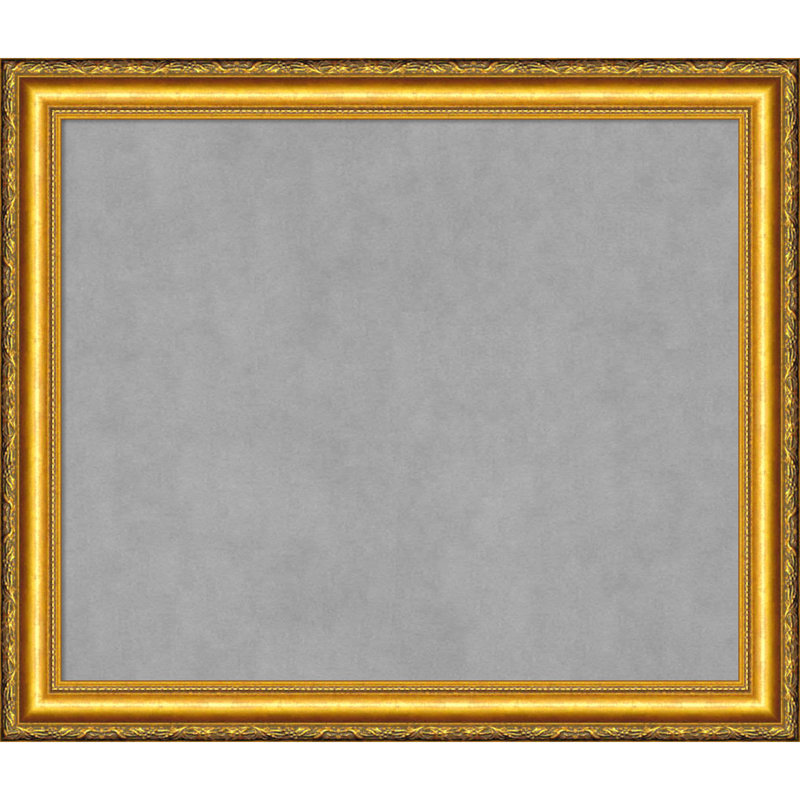 Tableau magnétique encadré doré Colonial, H 24 po x l 28 po
