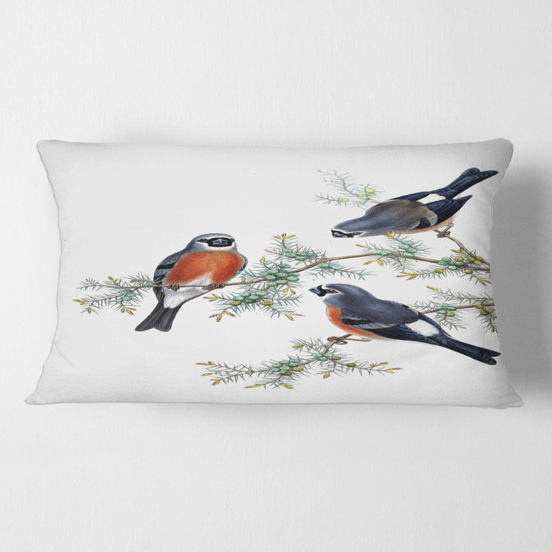 Vinage Countryside Animals V Animal Print Lumbar Pillow