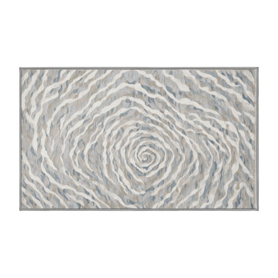 Machine Washable Gray Area Rug