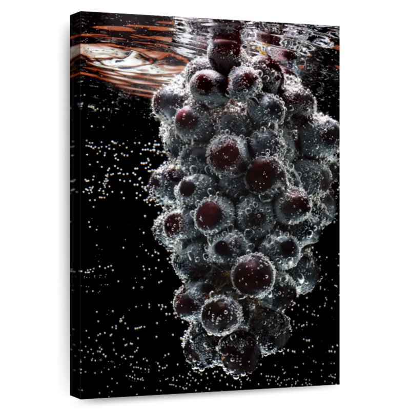 Yarlin Submerged Grapes, 30" H x 20" W