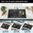 Delta Rivet™ Black Stainless Steel Drop-In Top Mount 16 Gauge Workstation Kitchen Sink Single Bowl-81984627