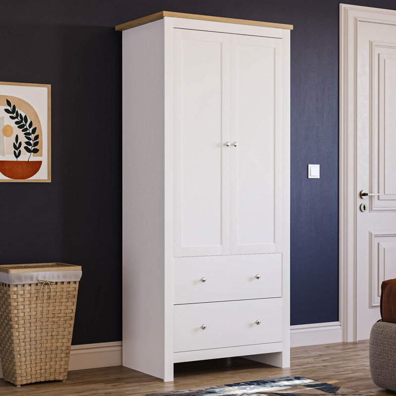 Morley 2 Door Wardrobe, White