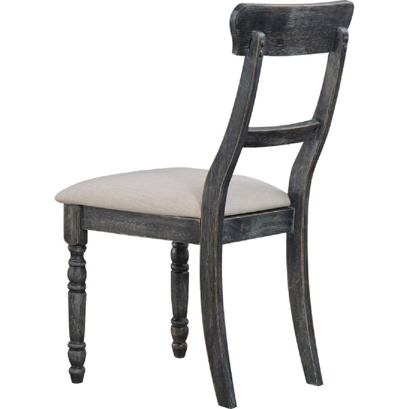 Zara 18'' H Linen Upholstered Side Chair