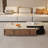 Simple square microcrystalline stone coffee table