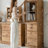 Brown Glass + Solid Wood Display Cases