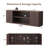 70" Fluted TV Stand for TVs Up to 80", Faux Marble Top & 1.97" Panels, Modern Media Console Entertainment Center-124391303