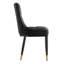 Chaise Parsons rembourrée et revêtue de velours-1346321219